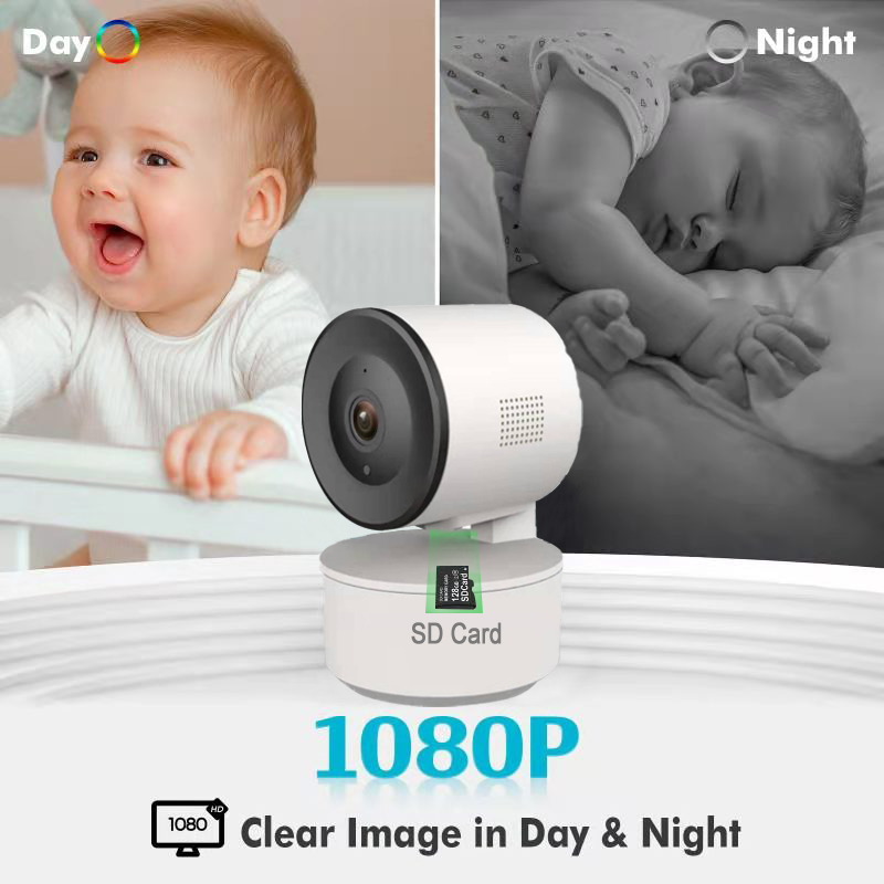 Tuya 1080P Indoor Motion Tracking 360 Degree Cloud Storage Baby Monitor Security Surveillance Camera Wireless Smart Wifi Camera