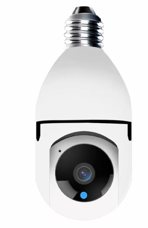 Tuya Smart Home Mini Cloud IP Speed Dome Camera E27 Bulb Wifi Cctv Camera Wireless Security Surveillance Ptz Camera
