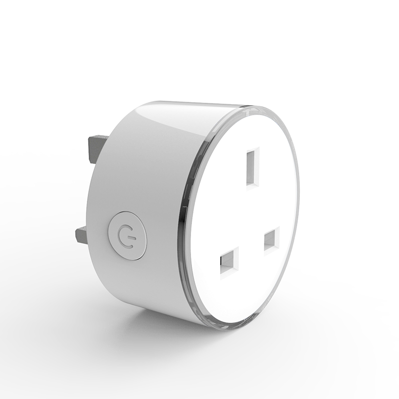 Tuya Smart RGB LED Plug Wifi Smart Socket UK Remote Control Compatible Google Home Alexa