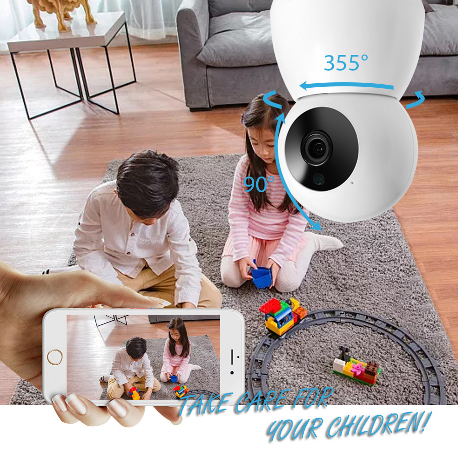1080P Auto Tracking IR Night Vision Tuya Smart Mini Wifi IP Camera Indoor Wireless Security Home CCTV Surveillance Camera 