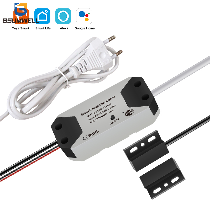 Zigbee Smart Garage Door Wireless Sensor Opener Controller Switch