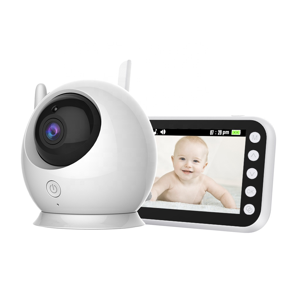 New 4.5Inch 1080P Wireless Smart Home Video Security Camera Two Way Talk Night Vison LCD Display Baby Monitoring Camera