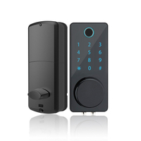 Newest Wireless Tuya Wifi Remote Control Digital Security Fingerprint Handle Lock Smart Fingerprint Door Lock