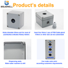 IP65 22mm 1hole,2holes,3holes,4holes,5holes,6holes Aluminum Case Waterproof Push Button Box