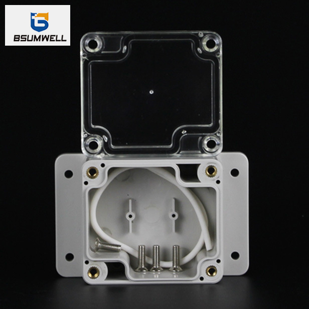 63*58*35mm IP67 Waterproof ABS PC Plastic Junction Box with Ear