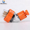 Australia Standard 56PA520 three phase 250V/500V 20A 3P+E+N 5 round pin Waterproof Angled industrial plug with CE Approval