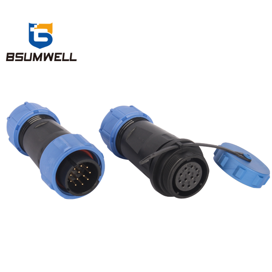 PS21D In-line Series 2pin To 12pin Ip68 Waterproof Aviation Connector