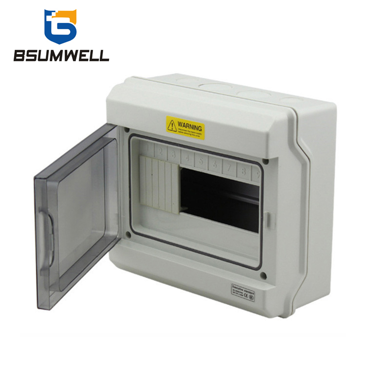 PSGDB09 9ways Waterproof Electrical Plastic Distribution Box with Busbar Use for Mcb Contactor