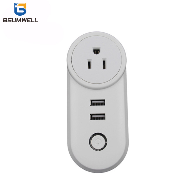 PS178 Smart socket (1 US,UE,UK type AC outputs+2 USB outputs) Work with Alexa