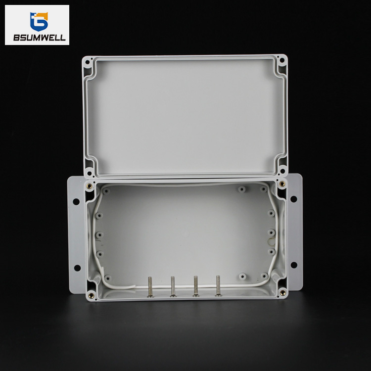 200*120*75mm IP67 Waterproof ABS PC Plastic Junction Box with Ear