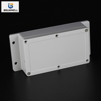 158*90*64mm IP67 Waterproof ABS PC Plastic Junction Box with Ear