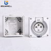 Australia Standard Three phase 56SO550 5 round pin 250V/500V 50A Electric waterproof industrial socket with CE Approval